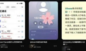 苹果客服回应iPhone手机半夜“自动给陌生人打电话”