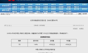 央行最新公告!