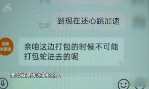 太吓人!云南女子网购塑料凳,拆开竟发现一条蛇被胶带粘在椅子上!还在动